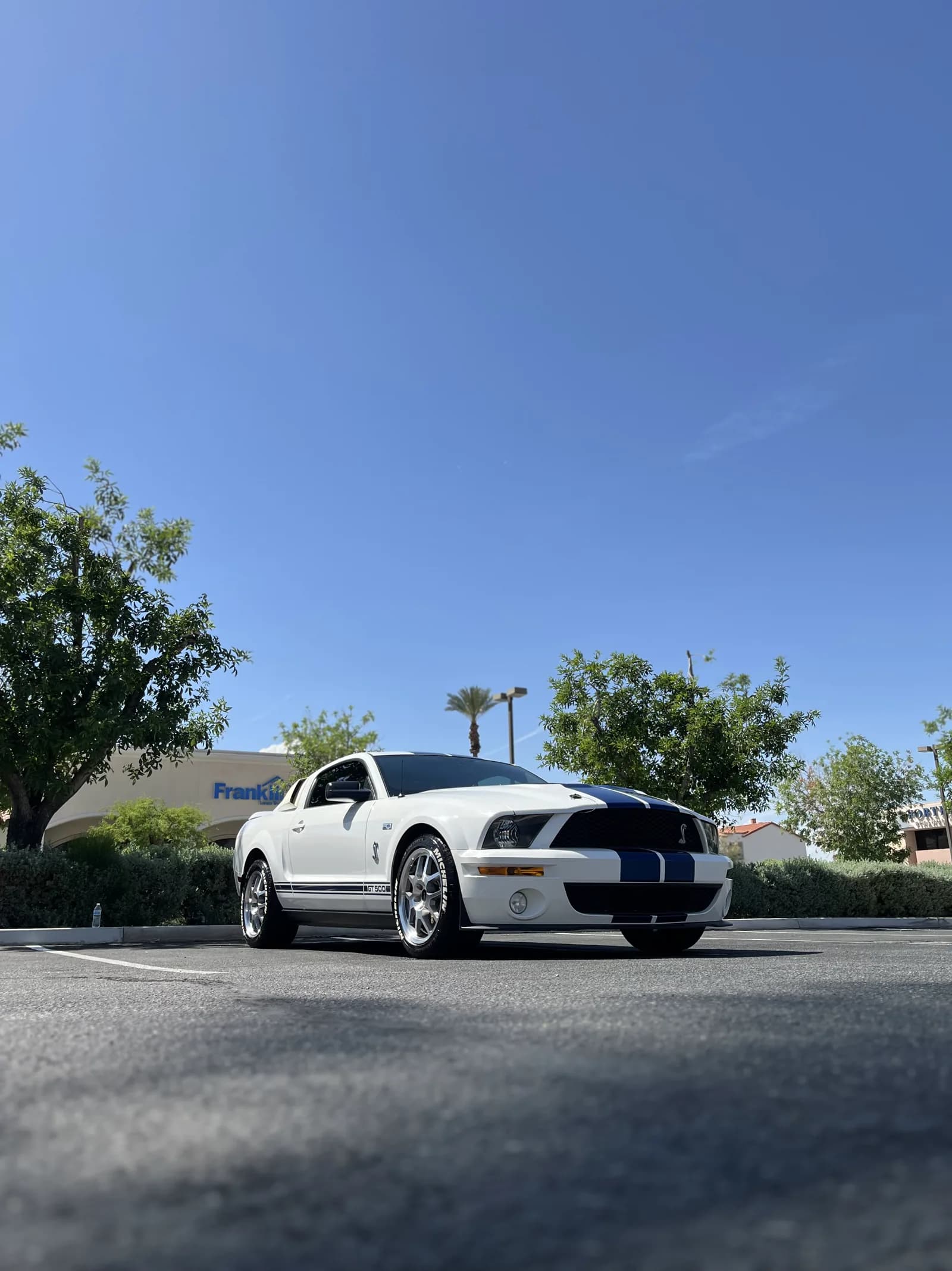 White Ford Mustang detailed by Kemie AutoClass