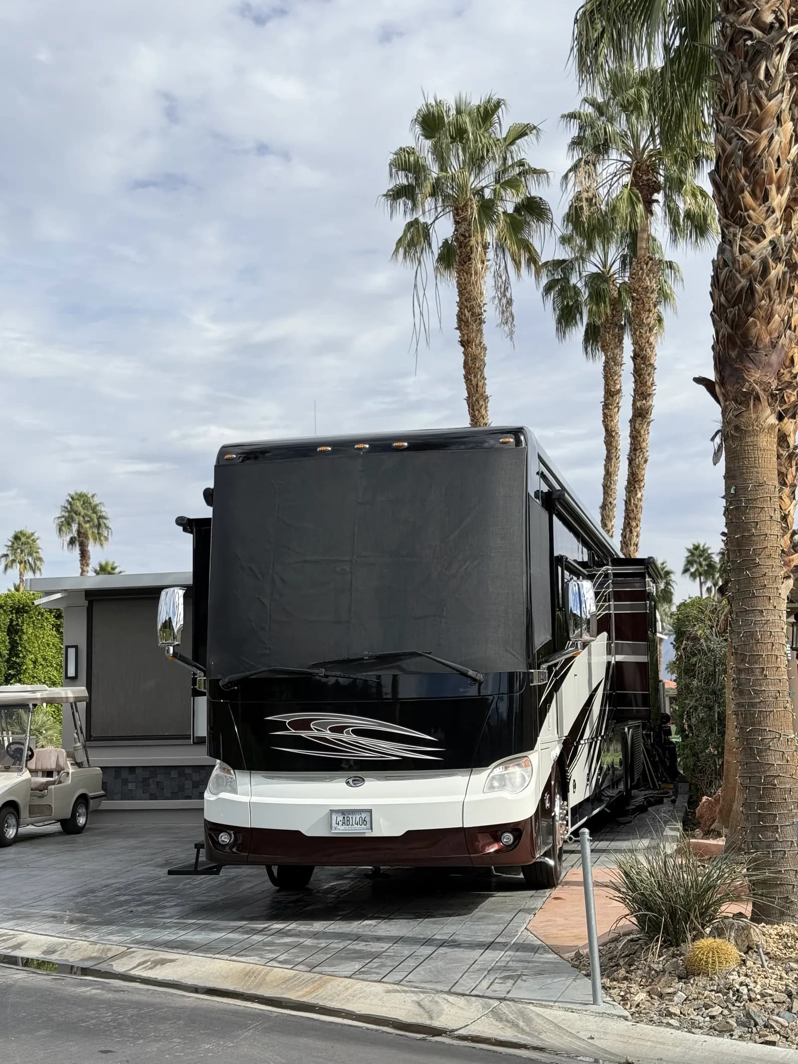 Alternate view of a detailed motor coach